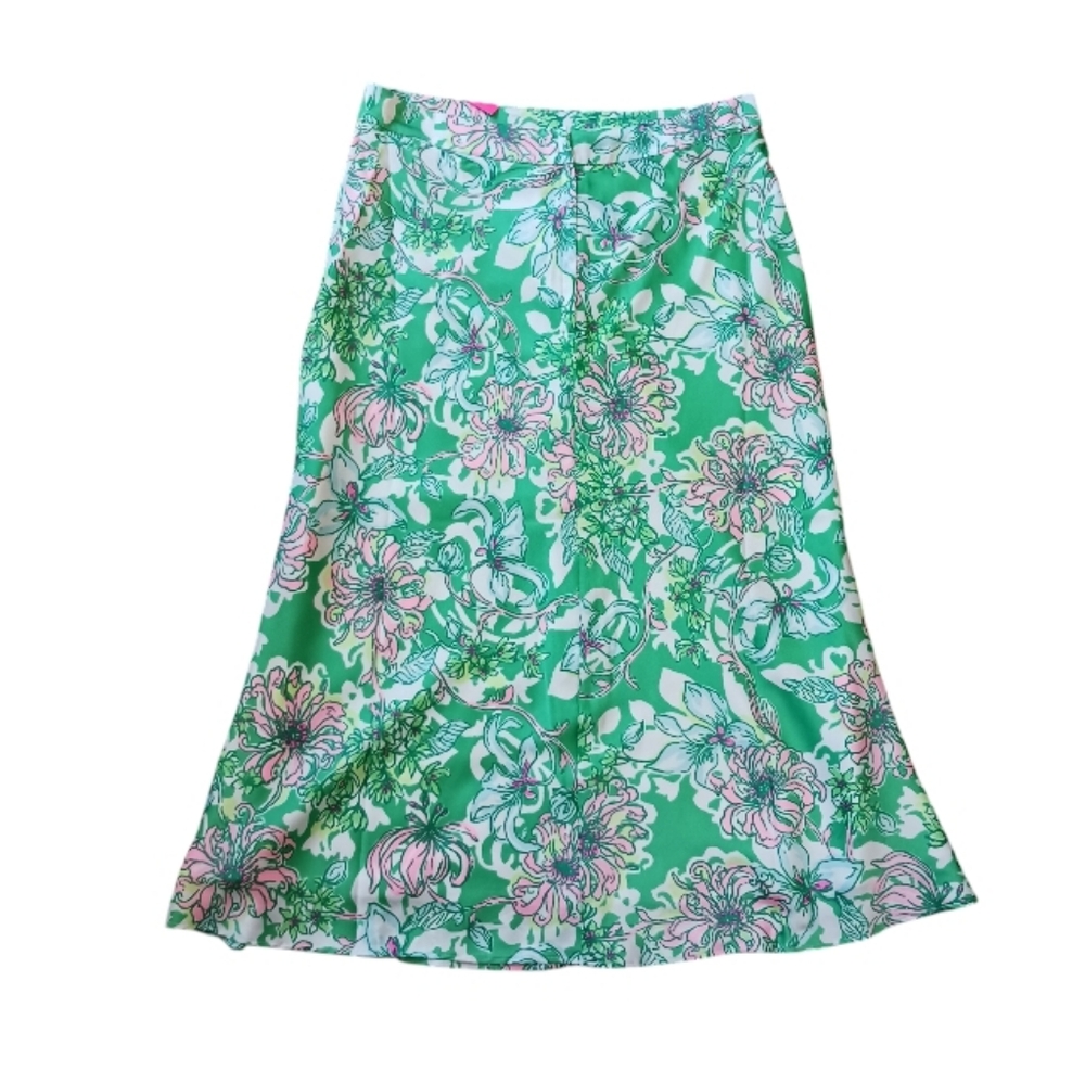 Lilly Pulitzer Rennox Midi Skirt Spearmint - Picture 5 of 8